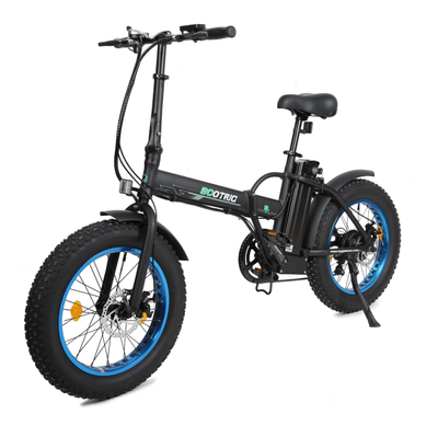 Ecotric 48V Portable and Folding Electric Bike with LCD display