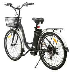 Ecotric Peacedove black electric city bike MB