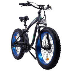 UL Certified-Ecotric Hammer Electric Fat Tire Beach Snow Bike-Matt Black